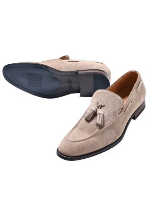 DH Suede Tassle Loafer(Taupe) Classic Suede Tassle Loafer
