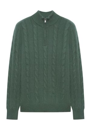 Cashmere Cable Q Zip