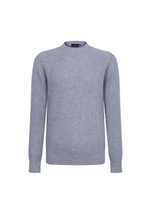 Cashmere Rib Crew
