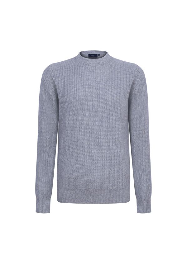 Cashmere Rib Crew