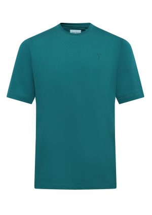Organic Classic Tee-Alpine Green-Front Organic Classic Tee